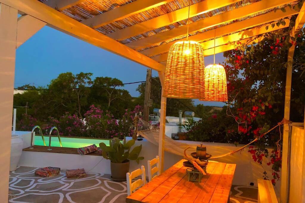 The Summer Pink House Lachania  Exterior photo